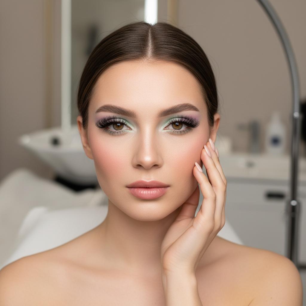 Salon / Modelka efekt rzęs